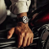 Buy Shop Breitling Top Time B01 Deus Black Dial Black Leather Strap Watch for Men - AB01765A1B1X1 USA Online