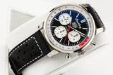 Buy Shop Breitling Top Time B01 Deus Black Dial Black Leather Strap Watch for Men - AB01765A1B1X1 USA Online