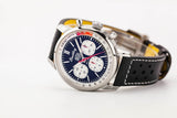 Buy Shop Breitling Top Time B01 Deus Black Dial Black Leather Strap Watch for Men - AB01765A1B1X1 USA Online