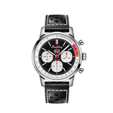 Buy Shop Breitling Top Time B01 Deus Black Dial Black Leather Strap Watch for Men - AB01765A1B1X1 USA Online