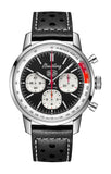 Buy Shop Breitling Top Time B01 Deus Black Dial Black Leather Strap Watch for Men - AB01765A1B1X1 USA Online