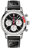 Buy Shop Breitling Top Time B01 Deus Black Dial Black Leather Strap Watch for Men - AB01765A1B1X1 USA Online