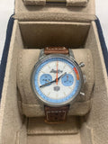 Buy Shop Breitling Top Time Deus Limited Edition White Dial Brown Leather Strap Watch for Men - A233112A1A1X1 USA Online