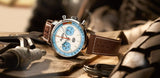 Buy Shop Breitling Top Time Deus Limited Edition White Dial Brown Leather Strap Watch for Men - A233112A1A1X1 USA Online