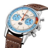 Buy Shop Breitling Top Time Deus Limited Edition White Dial Brown Leather Strap Watch for Men - A233112A1A1X1 USA Online