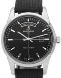 Buy Shop Breitling Transocean Day & Date 43mm Black Dial Black Nylon Strap Mens Watch - A4531012/BB69/109W/A20 BA.1 USA Online