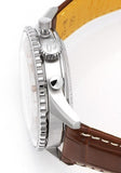 Buy Shop Breitling Navitimer B01 Chronograph 41 White Dial Brown Leather Strap Watch for Men - AB0139211G1P1 USA Online
