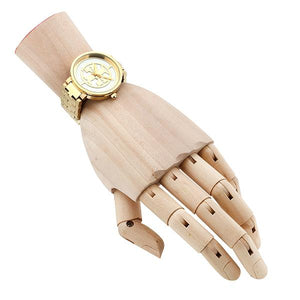 Buy Shop Tory Burch Reva Gold Dial Gold Steel Strap Watch for Women - TBW4025 USA Online