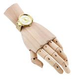 Buy Shop Tory Burch Reva Gold Dial Gold Steel Strap Watch for Women - TBW4025 USA Online