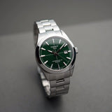 Buy Shop Tissot Gentleman Powermatic 80 Silicium Green Dial Silver Steel Strap Watch For Men - T127.407.11.091.01 USA Online
