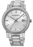 Buy Shop Burberry The City Silver Dial Silver Steel Strap Watch for Women - BU9000 USA Online