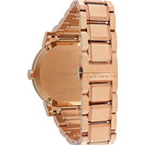 Buy Shop Burberry The City White Dial Rose Gold Steel Strap Watch for Women - BU9004 USA Online