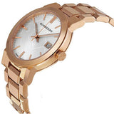 Buy Shop Burberry The City White Dial Rose Gold Steel Strap Watch for Women - BU9004 USA Online