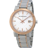 Buy Shop Burberry The City White Dial Two Tone Steel Strap Watch for Women - BU9006 USA Online