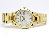 Buy Shop Burberry The City White Dial Gold Steel Strap Watch for Women - BU9103 USA Online