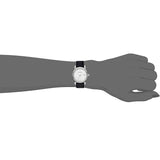Buy Shop Burberry The City Silver Dial Black Leather Strap Watch for Women - BU9106 USA Online