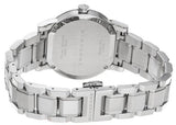 Burberry The City Diamonds Silver Dial Silver Steel Strap Watch for Women - BU9220