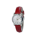 Buy Shop Burberry The City Silver Dial Red Strap Watch for Women - BU9232 USA Online