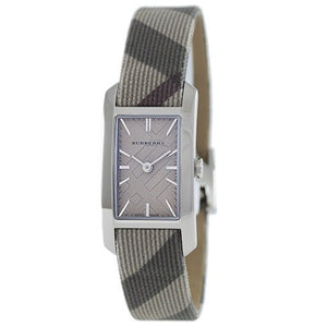 Buy Shop Burberry The Pioneer Grey Dial Leather Strap Watch for Women - BU9504 USA Online