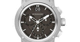 Buy Shop Burberry Utilitarian Chronograph Black Dial Silver Steel Strap Watch For Men - BU9800 USA Online