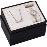 Buy Shop Bulova Analog Crystals Mother of Pearl Dial Silver Steel Strap Watch for Women - 98X109 USA Online