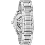 Buy Shop Bulova BVA Dual Aperture Black Dial Silver Steel Strap Watch for Men - 96A119 USA Online