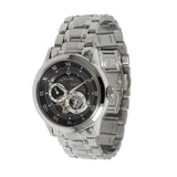 Buy Shop Bulova BVA Dual Aperture Black Dial Silver Steel Strap Watch for Men - 96A119 USA Online