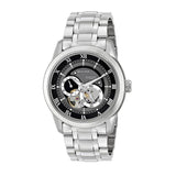 Buy Shop Bulova BVA Dual Aperture Black Dial Silver Steel Strap Watch for Men - 96A119 USA Online