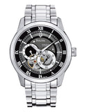 Buy Shop Bulova BVA Dual Aperture Black Dial Silver Steel Strap Watch for Men - 96A119 USA Online