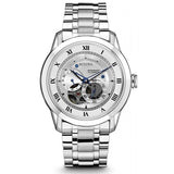 Buy Shop Bulova BVA Series Dual Aperture Silver Dial Silver Steel Strap Watch for Men - 96A118 USA Online