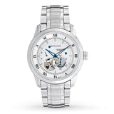 Buy Shop Bulova BVA Series Dual Aperture Silver Dial Silver Steel Strap Watch for Men - 96A118 USA Online