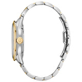 Buy Shop Bulova BVA Skeleton Silver Dial Two Tone Steel Strap Watch for Men - 98A230 USA Online