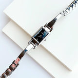 Buy Shop Bulova Classic Collection Black Dial Silver Steel Strap Watch for Women - 96L138 USA Online