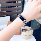 Buy Shop Bulova Classic Collection Black Dial Silver Steel Strap Watch for Women - 96L138 USA Online