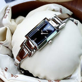 Buy Shop Bulova Classic Collection Black Dial Silver Steel Strap Watch for Women - 96L138 USA Online