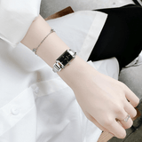 Buy Shop Bulova Classic Collection Black Dial Silver Steel Strap Watch for Women - 96L138 USA Online