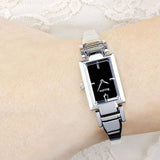 Buy Shop Bulova Classic Collection Black Dial Silver Steel Strap Watch for Women - 96L138 USA Online