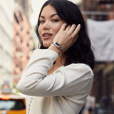 Buy Shop Bulova Classic Collection Black Dial Silver Steel Strap Watch for Women - 96L138 USA Online