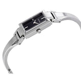 Buy Shop Bulova Classic Collection Black Dial Silver Steel Strap Watch for Women - 96L138 USA Online