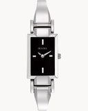 Buy Shop Bulova Classic Collection Black Dial Silver Steel Strap Watch for Women - 96L138 USA Online