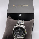 Buy Shop Bulova Classic Collection Multifunction Grey Dial Silver Steel Strap Watch for Men - 96C148 USA Online