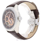 Buy Shop Bulova Classic Skeleton Automatic Brown Dial Brown Leather Strap Watch for Men - 96A120 USA Online