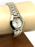 Buy Shop Bulova Classic White Dial Two Tone Steel Strap Watch for Women - 98T84 USA Online