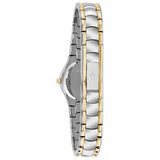 Buy Shop Bulova Classic White Dial Two Tone Steel Strap Watch for Women - 98T84 USA Online