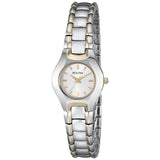Buy Shop Bulova Classic White Dial Two Tone Steel Strap Watch for Women - 98T84 USA Online