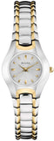 Buy Shop Bulova Classic White Dial Two Tone Steel Strap Watch for Women - 98T84 USA Online
