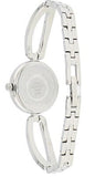 Buy Shop Bulova Crystal Black Mother of Pearl Dial Silver Steel Strap Watch for Women - 96L224 USA Online