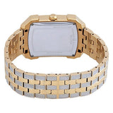 Buy Shop Bulova Crystal Chronograph White Dial Two Tone Steel Strap Watch for Men - 98C109 USA Online