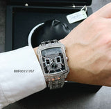 Buy Shop Bulova Crystal Collection Black Dial Silver Steel Strap Watch for Men - 98C108 USA Online
