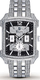 Buy Shop Bulova Crystal Collection Black Dial Silver Steel Strap Watch for Men - 98C108 USA Online
